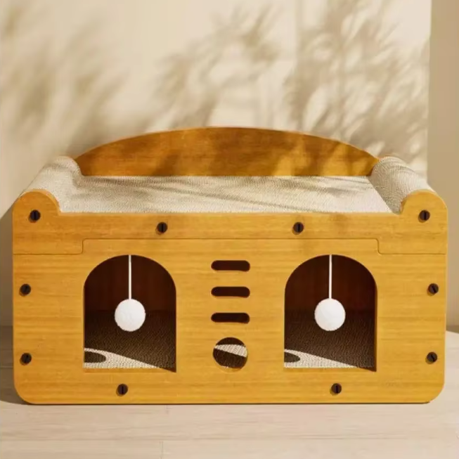 2-in-1 Cat Scratcher House