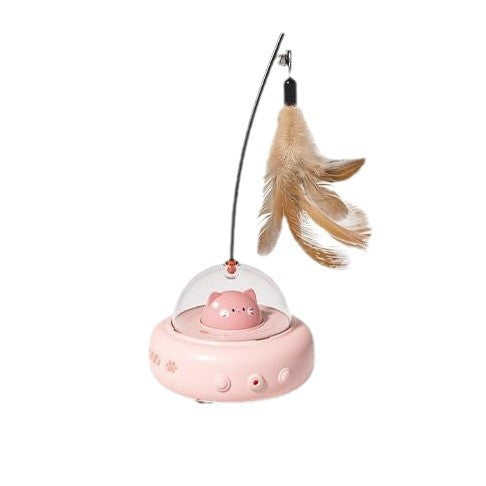 Cat Laser with Feather Toy