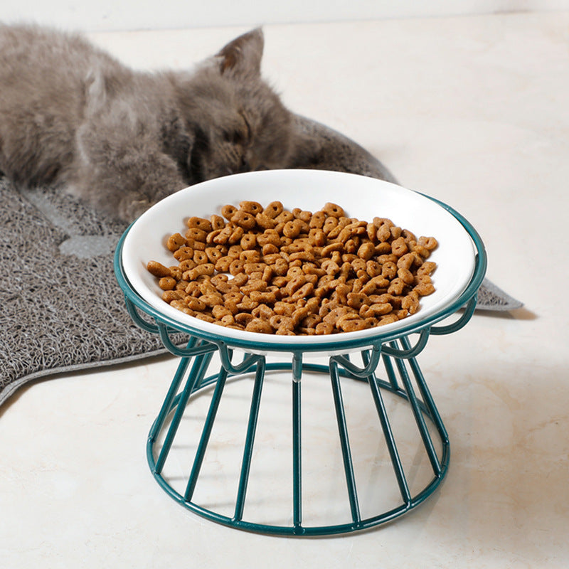 Raised Ceramic Bowl for Cats
