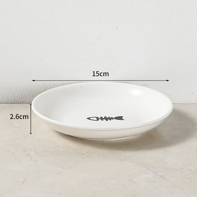 Raised Ceramic Bowl for Cats